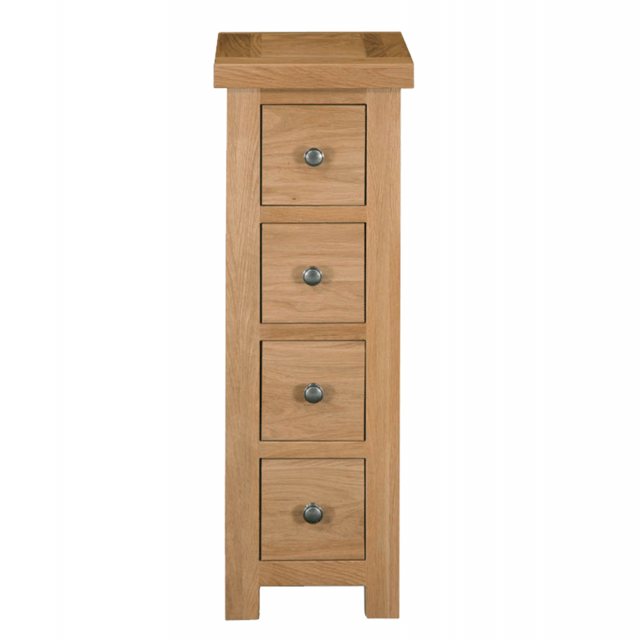 Real Wood Richmond 4 Drawer Cd Compact Cabinets Display Units