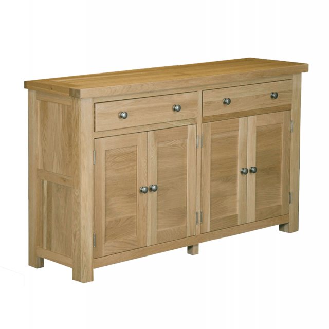 Real Wood Real Wood Richmond 2 Drawer 4 Door Dresser Base