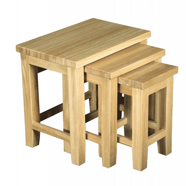 Real Wood Real Wood Richmond Nest Of 3 Tables