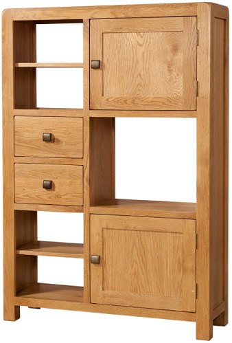 Devonshire Living Devonshire Avon Oak High Display Unit