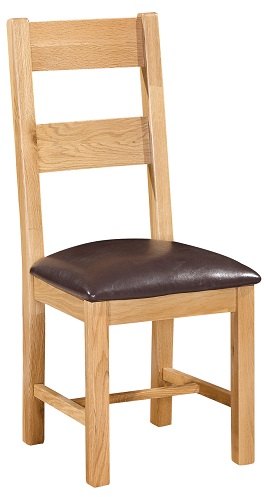 Devonshire Living Devonshire Living New Oak: Ladder Back Dining Chair