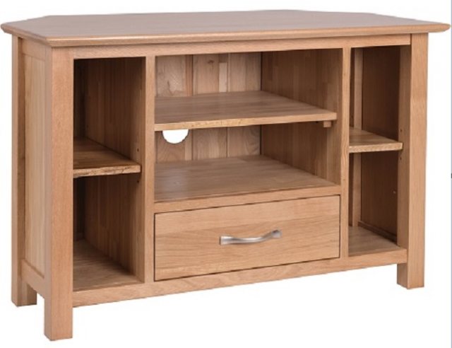 Devonshire Living Devonshire New Oak Corner TV Unit