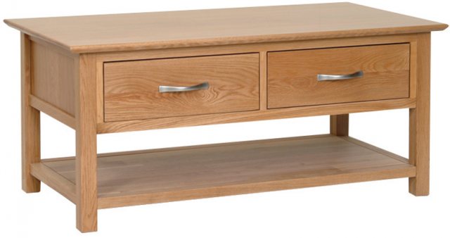 Devonshire Living Devonshire New Oak Coffee Table 2 Drawers