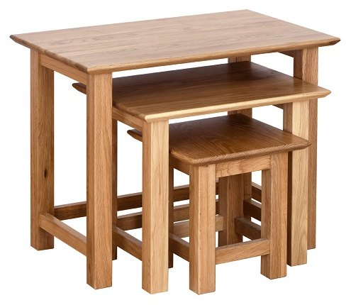 Devonshire Living Devonshire New Oak Small Nest Of Tables