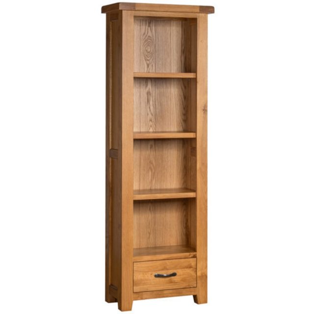 Devonshire Living Devonshire Somerset Oak Narrow Bookcase