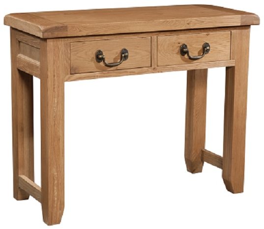 Devonshire Living Devonshire Somerset Oak 2 Drawer Console Table