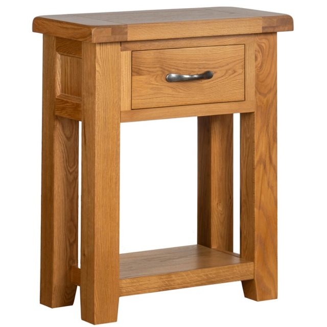 Devonshire Living Devonshire Somerset Oak 1 Drawer Console Table