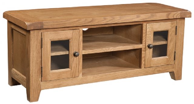 Devonshire Living Devonshire Somerset Oak Large TV Unit