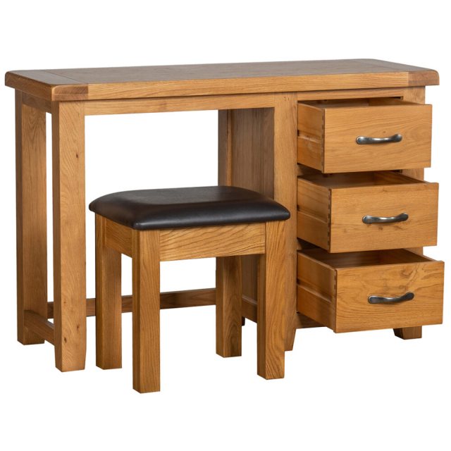 Devonshire Somerset Oak Dressing Table Stool