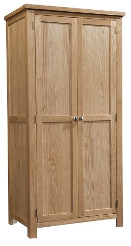 Devonshire Living Devonshire Dorset Light Oak Ladies Double Wardrobe