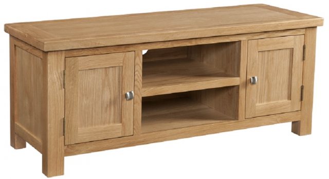 Devonshire Living Devonshire Dorset Light Oak Large TV Unit