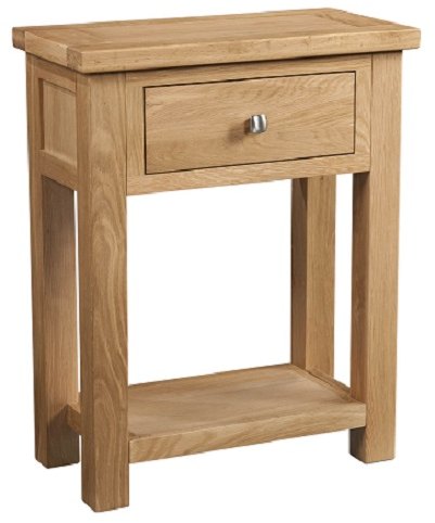 Devonshire Living Devonshire Dorset Light Oak 1 Drawer Console Table