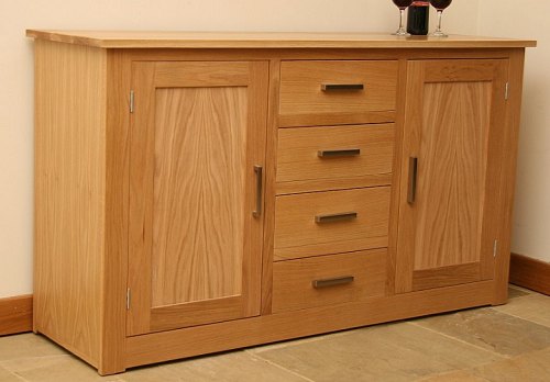 Andrena Andrena Elements 6' Sideboard 3 Centre Drawers