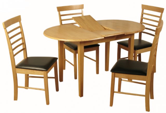 Annaghmore Annaghmore Hanover Oak Oval Butterfly Dining Set