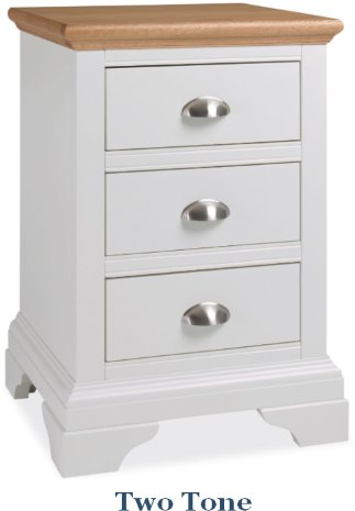 Bentley Designs Bentley Design Hampstead 3 Drawer Nightstand