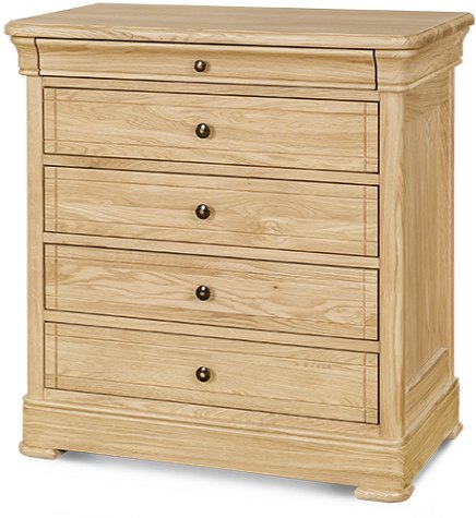 Clemence Richard Clemence Richard Moreno Oak Narrow Chest Of Drawers