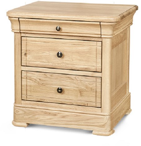 Clemence Richard Clemence Richard Moreno Oak Bedside Cabinet 4 Sizes