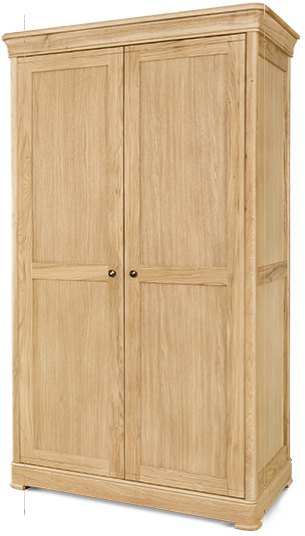 Clemence Richard Clemence Richard Moreno Oak Double Wardrobe