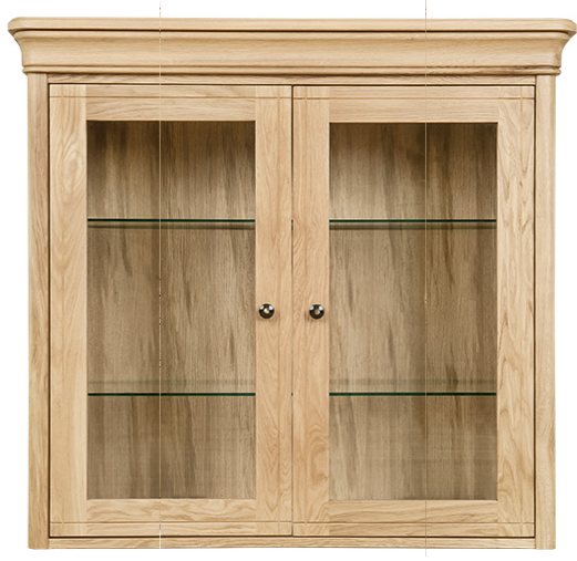 Clemence Richard Clemence Richard Moreno Oak Sideboard Top With Glass Doors