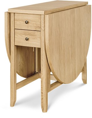 Clemence Richard Clemence Richard Moreno Oak Drop Leaf Table