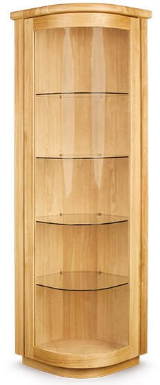 Clemence Richard Clemence Richard Sorento Oak Corner Display Cabinet