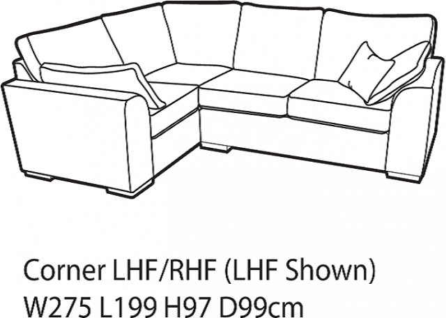 Westbridge Westbridge Dexter 4 Seat Corner Left / Right Facing