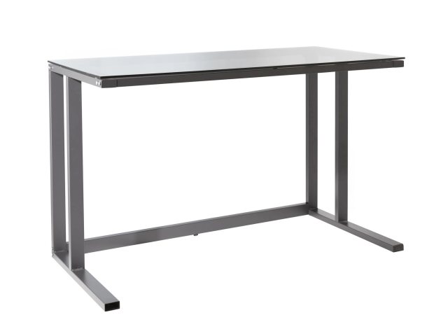 Alphason Alphason Desks Air Black Framed And Smoked Glass Desk