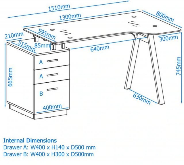 Alphason glass desk deals