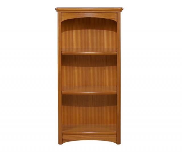 Nathan Classic Teak Low Single Bookcase