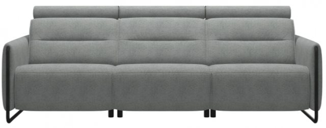 Stressless Stressless Emily Static 3 Seater Sofa With Steel Legs