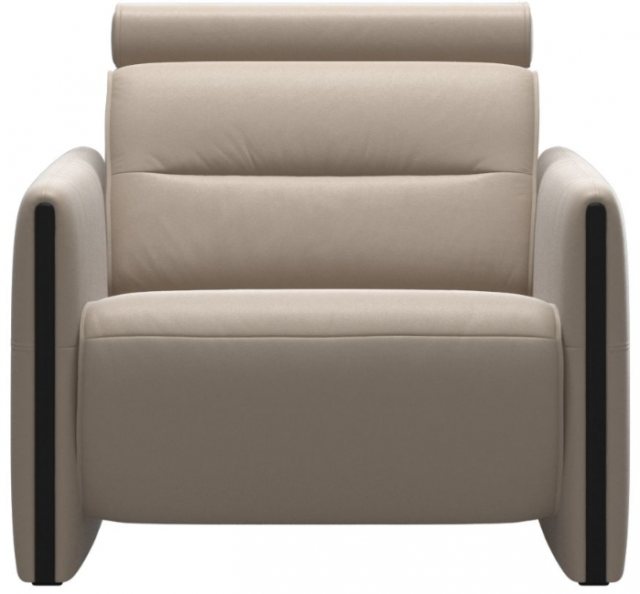Stressless Stressless Emily Static Armchair With Wooden Inlay