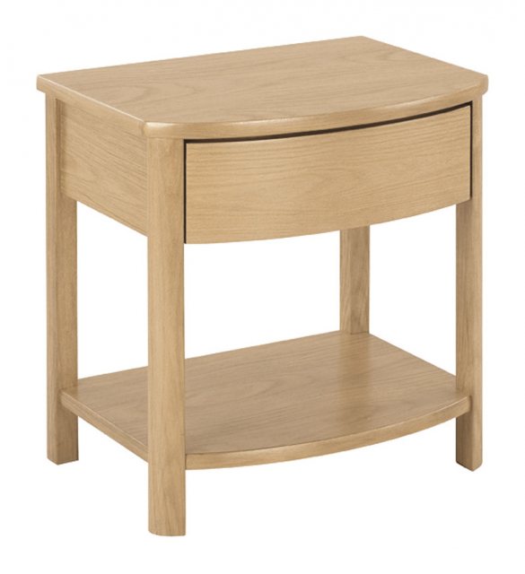 Nathan Shades Oak Shaped Lamp Table