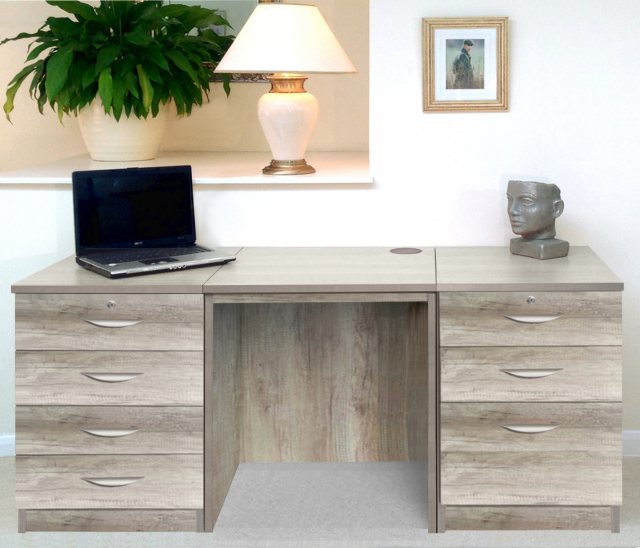 Desk and chest of drawers set deals