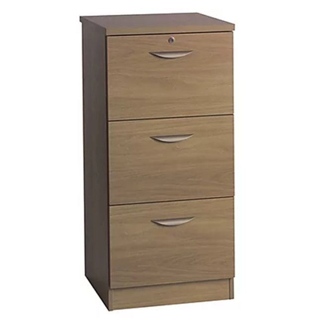 R White Cabinets R White Cabinets 3 Drawer Mid Height Filing Cabinet