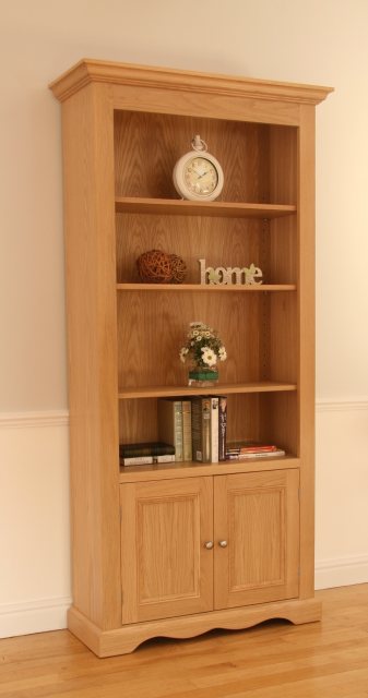 Andrena Andrena Pelham 36" Wide Open Bookcase with Bottom Doors