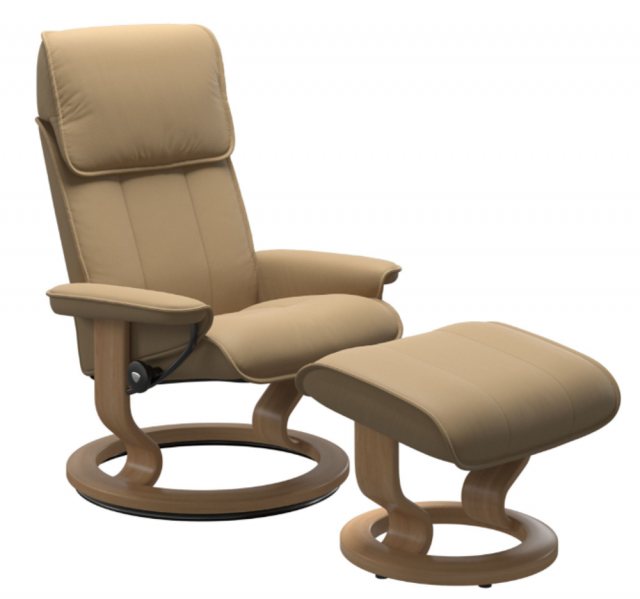 Stressless Stressless Promotions Admiral Signature Recliner and Footstool