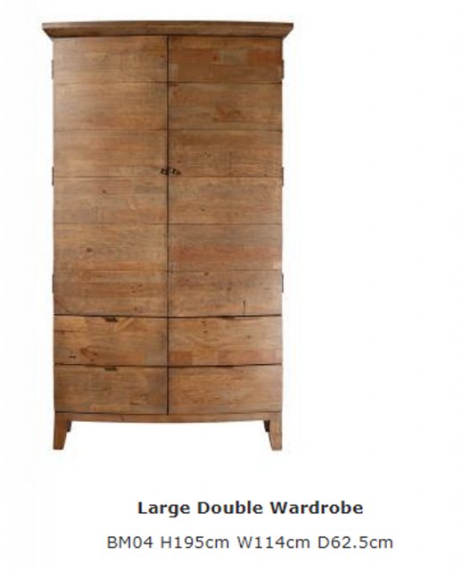 Hafren Collection Hafren Collection Sherlock Bermuda Double Wardrobe