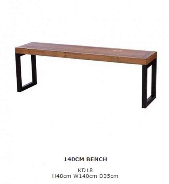 Hafren Collection Hafren Collection Sherlock Nixon 140cm Bench