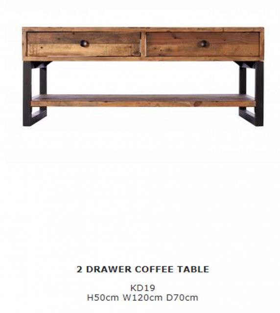 Baker Furniture Baker Furniture Nixon 2 Drawer Coffee Table