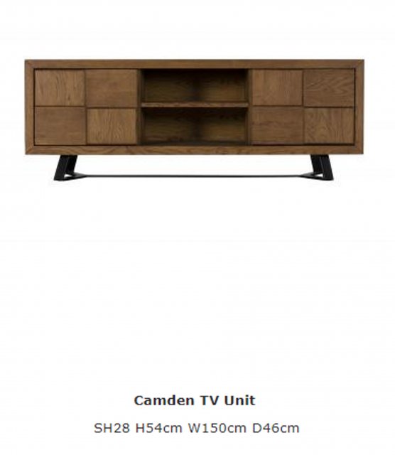 Hafren Collection Hafren Collection Sherlock Soho Camden TV Unit