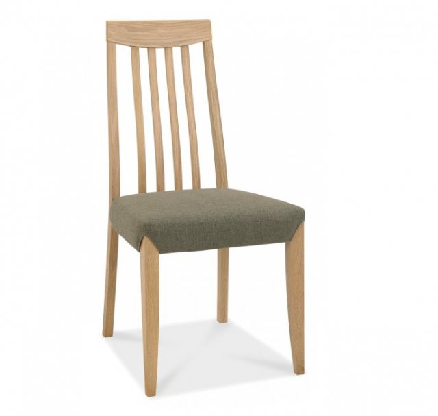 Bentley Designs Bentley Designs Bergen Oak Slat Back Dining Chairs