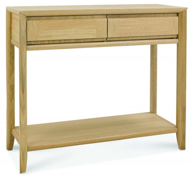Bentley Designs Bentley Designs Bergen Oak Console Table With Drawer