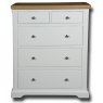 Real Wood Real Wood Rio Painted 2 Over 3 Jumbo Chest