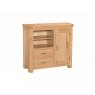 Annaghmore Treviso Solid Oak Media Unit