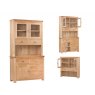 Annaghmore Treviso Solid Oak Buffet Hutch