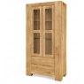 Clemence Richard Massive Oak 2 Door Display Cabinet