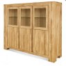 Clemence Richard Massive Oak Wide Display Cabinet