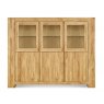 Clemence Richard Massive Oak Wide Display Cabinet