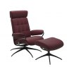 Stressless Stressless London Star Base Recliner Chair With Adjustable Headrest & Footrest