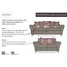 G Plan G Plan Hatton Three Seater Pillow Back Sofa